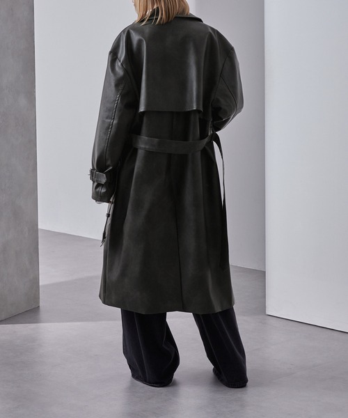 モードオーバー ハイネックトレンチコート（トレンチコート）｜Loose