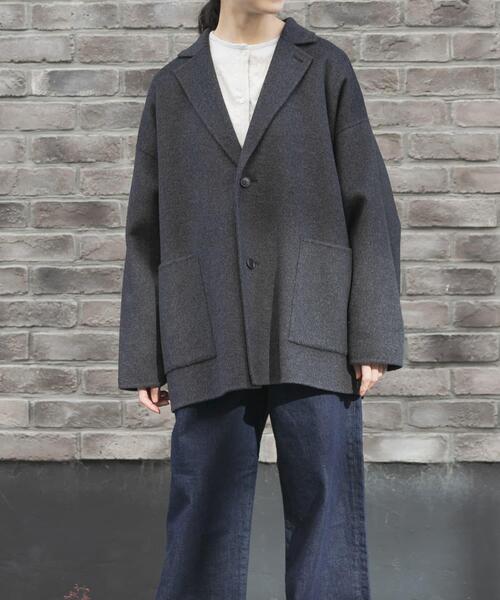 ウールテーラードショートコート（その他アウター）｜かぐれ（カグレ