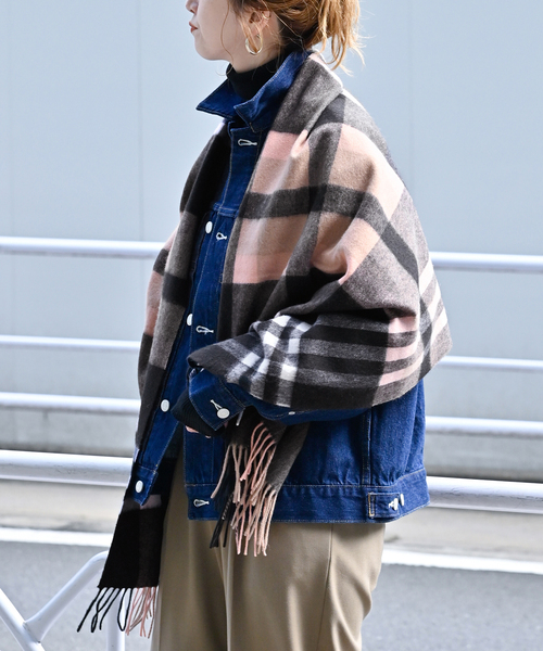 B.C STOCK（ベーセーストック）の「チェックマフラー（マフラー）」 - WEAR