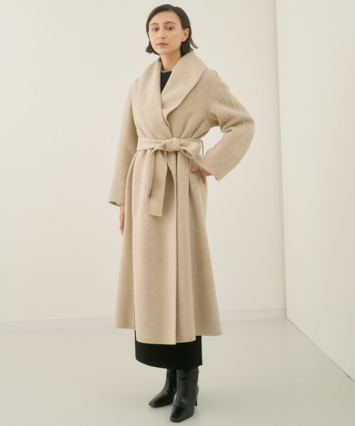 ANAYI（アナイ）の「シャルムビーバーショールカラーコート（トレンチ