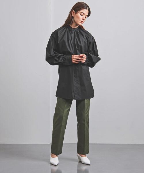 HYKE（ハイク）の「＜HYKE（ハイク）＞T/C ギャザー シャツ