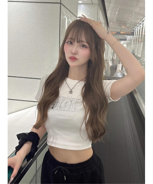 シャイニーDDロゴコンパクトTシャツ（Tシャツ/カットソー）｜Darich