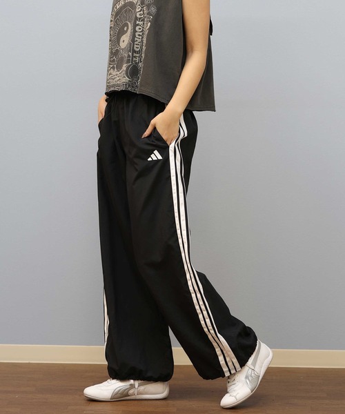 adidas/アディダス レディース ワイド ナイロン パンツ KWB45（その他