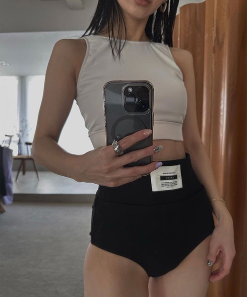 Ameri（アメリ）の「DOUBLE TAG TANK SWIM WEAR（水着）」 - WEAR