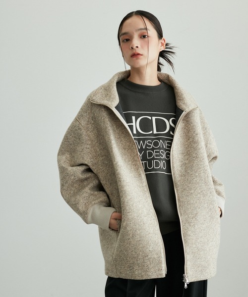 サステナブル】ツイードボンディングコーディガン（その他アウター