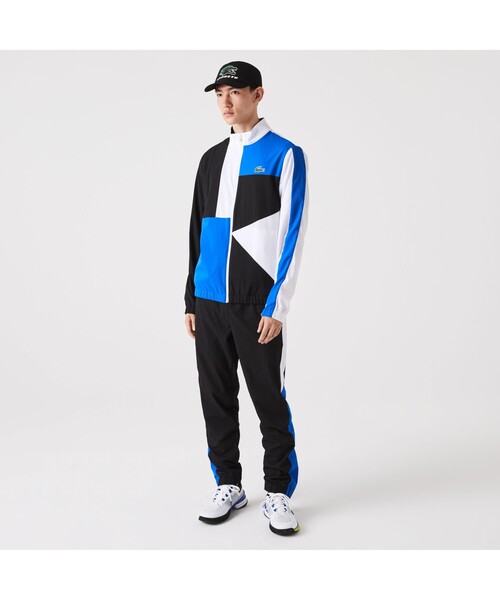 LACOSTE（ラコステ）の「アシンメトリーカラーブロックセットアップ