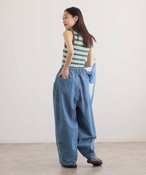 ANGLAN（アングラン）の「ANGLAN Stone Vintage Denim Balloon PANTS