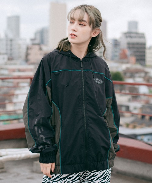 X-girl（エックスガール）の「BICOLOR NYLON JACKET（ブルゾン）」 - WEAR