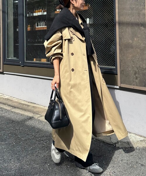 発売のたびに即完売する大人気アイテム】袖ボリュームトレンチコート