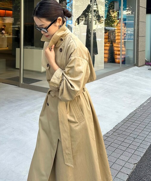 発売のたびに即完売する大人気アイテム】袖ボリュームトレンチコート