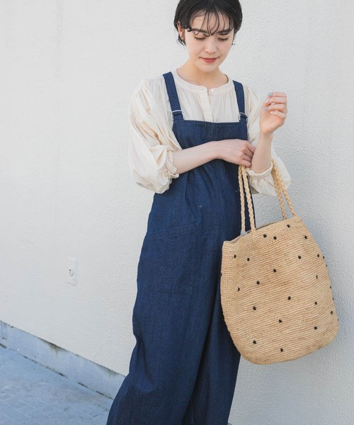 かぐれ（カグレ）の「デニムサロペット（サロペット/オーバーオール