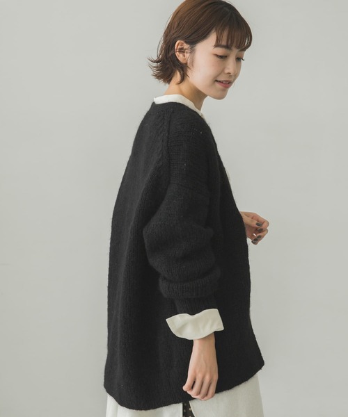 かぐれ（カグレ）の「アルパカウールカーディガン（カーディガン