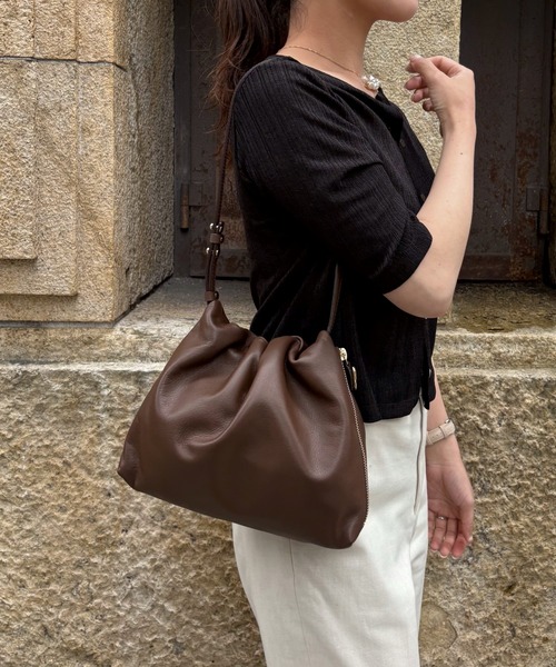 累計販売1万本突破】レザーワンハンドルバッグ (CE-1014)（ショルダー