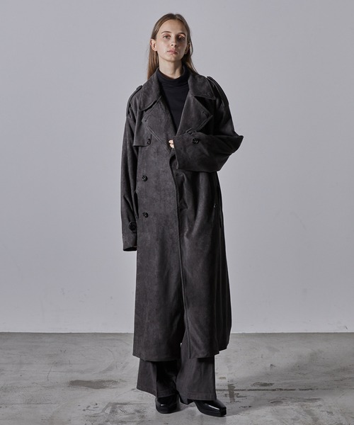 CLEL】Double Tech Fade Trench Coat/ダブルテックフェード トレンチ