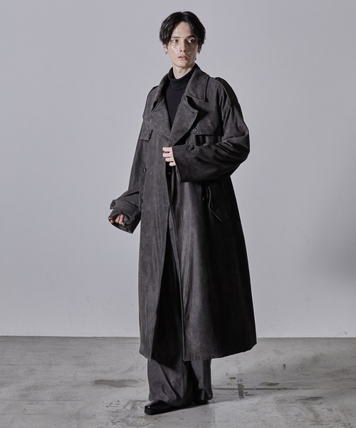 CLEL】Double Tech Fade Trench Coat/ダブルテックフェード トレンチ