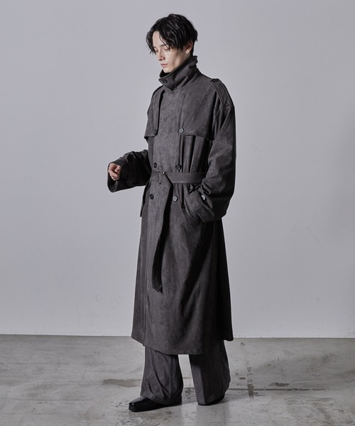 CLEL】Double Tech Fade Trench Coat/ダブルテックフェード トレンチ