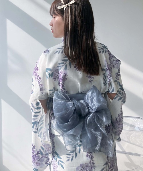 セール】◎花柄2wayセパレート浴衣 3点セット(キャミワンピース