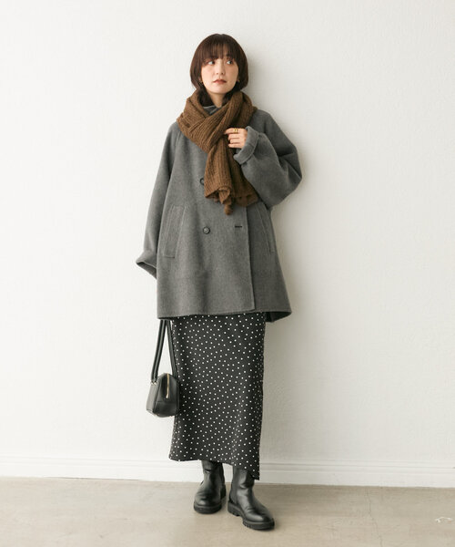 RIVE DROITE（リヴドロワ）の「【軽い着心地】ウールリバーミドル