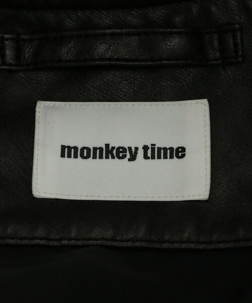 MONKEY TIME（モンキータイム）の「レザーライク ボンバー ジャケット