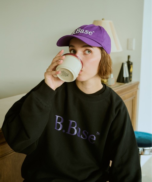 B.Base Logo Crewneck Sweat / B.Baseロゴクルーネックスウェット