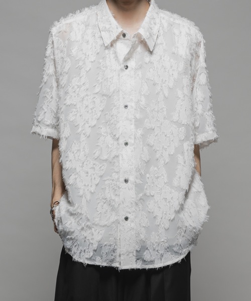 Various loose shirts -fringe sheer- /バリアスルーズシャツ