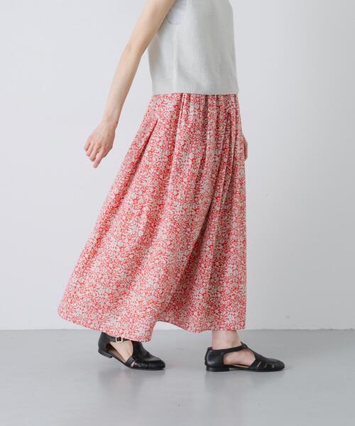リバティプリントスカート（スカート）｜かぐれ（カグレ）の