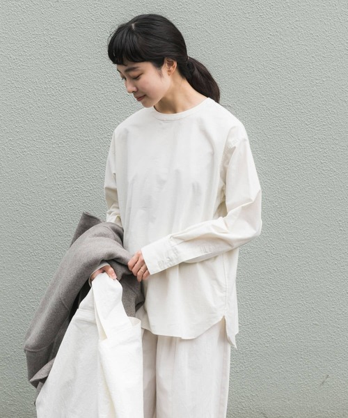 かぐれ（カグレ）の「クルーネックプルオーバーシャツ（シャツ