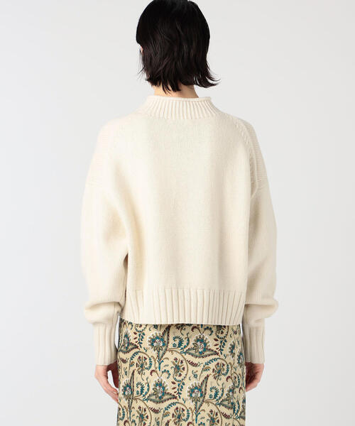 セール】ラムカシミヤ ビルドネックプルオーバー（ニット/セーター