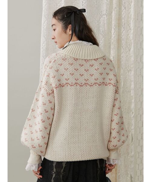 merry jenny（メリージェニー）の「roseカウチンニット / ローズ