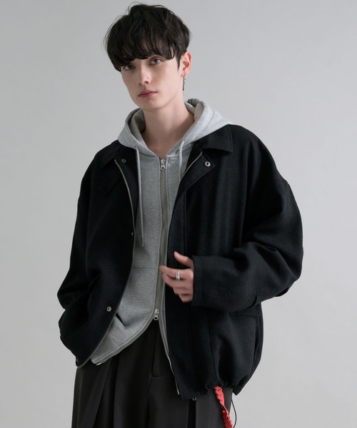 セール】2WAYツイードライクブルゾン（ブルゾン）｜epnok（エプノック