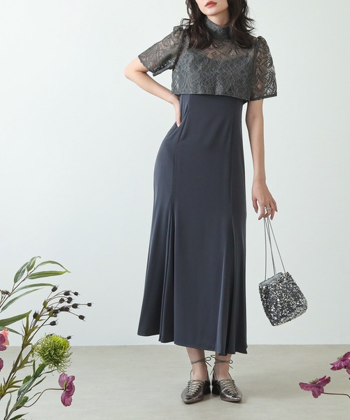 セール】【低身長サイズあり】3wayレースボレロ&マーメイドキャミ