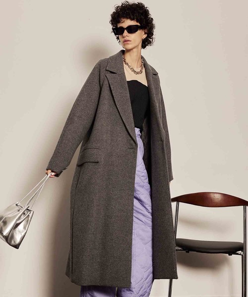 MAISON SPECIAL（メゾンスペシャル）の「Super100 Melton Loose Coat