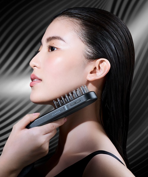 SALONIA サロニア EMSリフトブラシ 3Dケア SAL24305BK（美容器具