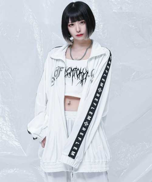 REFLEM（レフレム）の「『REFLEM/レフレム』ロゴラインストーンベロア