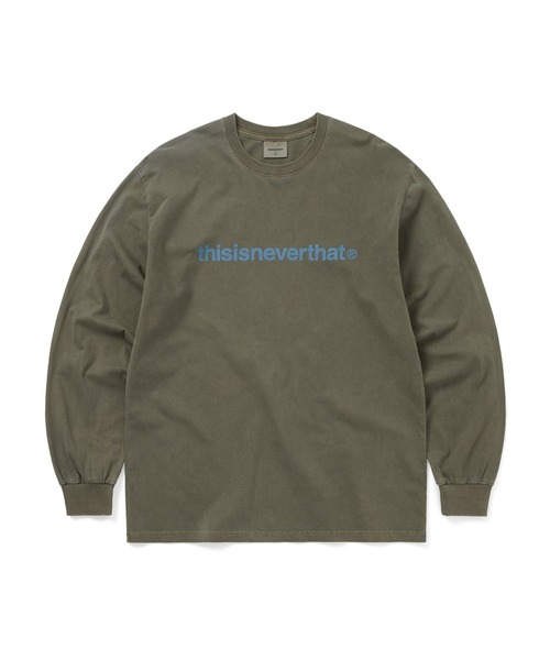 T-Logo L/S Tee（Tシャツ/カットソー）｜thisisneverthat（ディスイズ