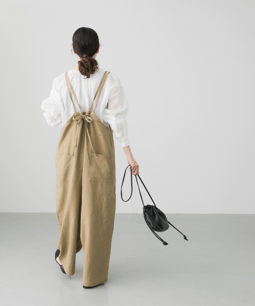 かぐれ（カグレ）の「リネンサロペット（サロペット/オーバーオール