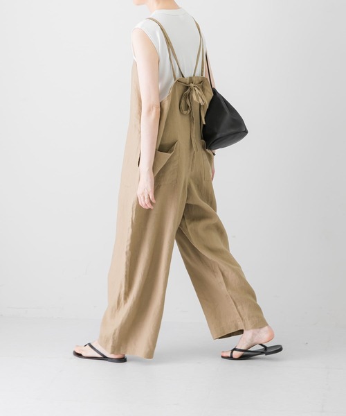 かぐれ（カグレ）の「リネンサロペット（サロペット/オーバーオール