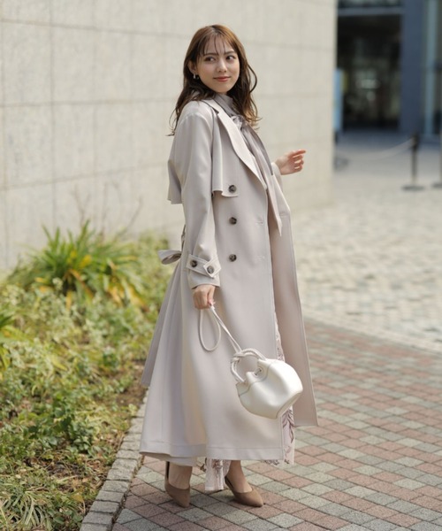 Mystrada（マイストラーダ）の「バックフレアトレンチコート（ダウン