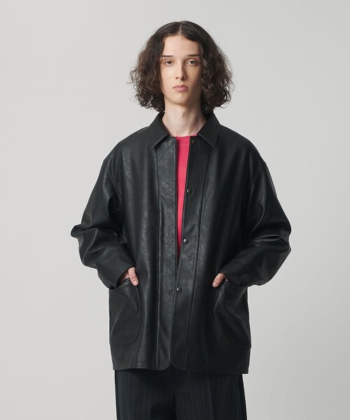 レザーライク カバーオール（ブルゾン）｜MONKEY TIME（モンキータイム