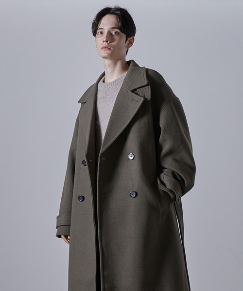 CLEL】Tech Melton Loose Double Chester Court/テックメルトンルーズ