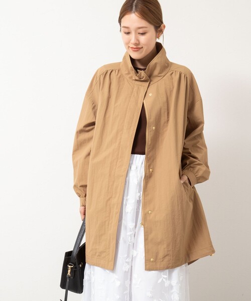 セール】ウォッシャブルスタンドネックコート（その他アウター