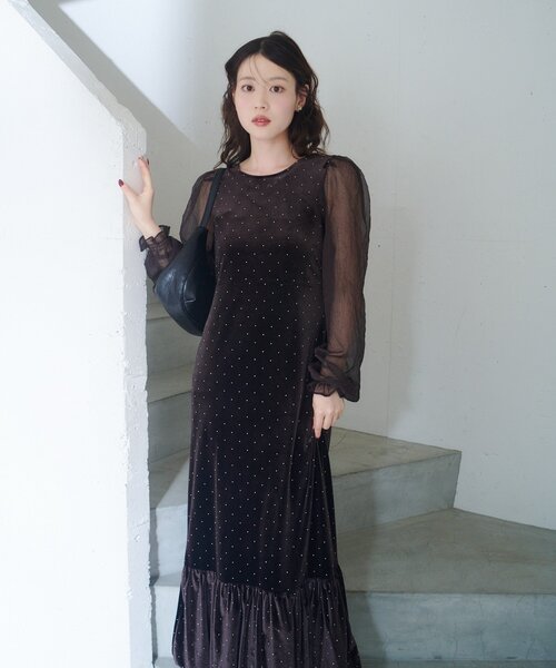 Kastane（カスタネ）の「【結婚式/オケージョン】ベロアスタッズ