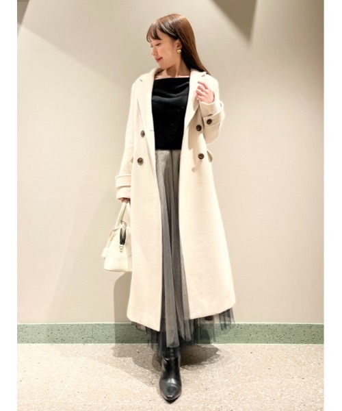 SNIDEL（スナイデル）の「ダブルロングコート（その他アウター）」 - WEAR