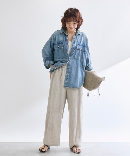 RIVE DROITE（リヴドロワ）の「MONN.:./ビッグデニムシャツ（シャツ