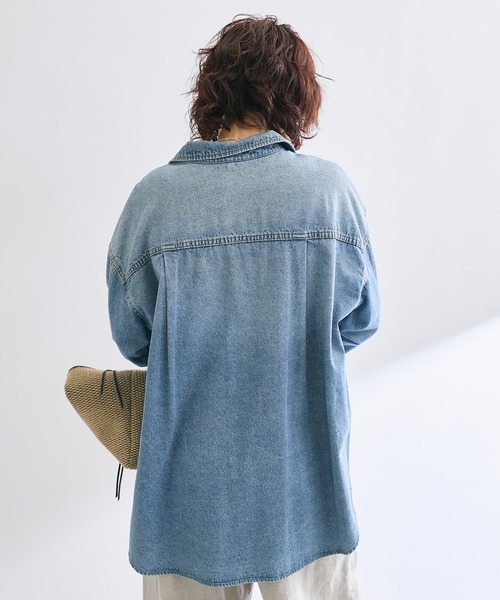 RIVE DROITE（リヴドロワ）の「MONN.:./ビッグデニムシャツ（シャツ