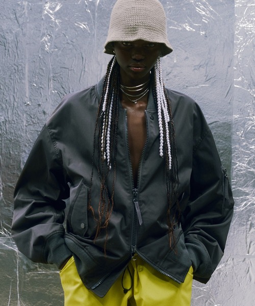 BAL（バル）の「【2023春夏】MULTI POCKET SLEEVE BOMBER JACKET（MA-1