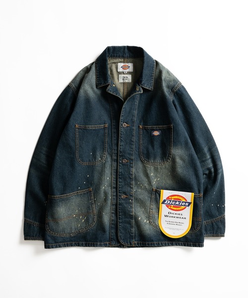 セール】【DICKIES別注】VINTAGE LIKE DENIM COVER ALL / ヴィンテージ