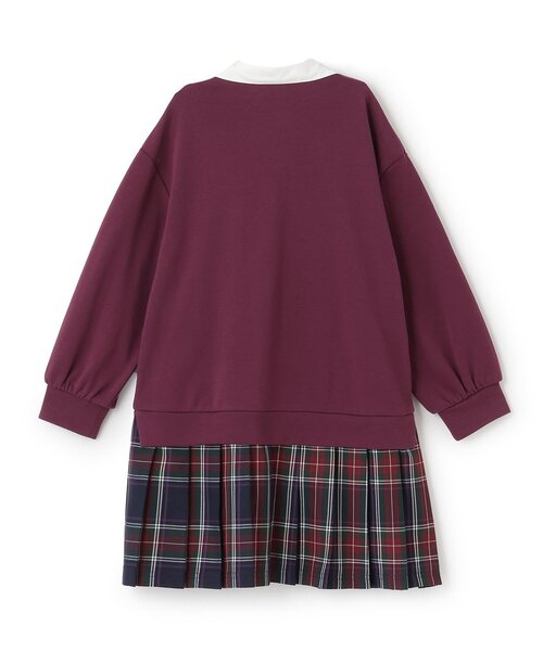 セール】チェックレイヤード風ワンピース（ワンピース）｜ANNA SUI