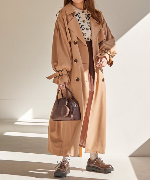 Heather（ヘザー）の「HEユルトレンチロング丈コート 260935（トレンチ