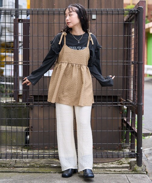 FREAK'S STORE（フリークスストア）の「フクレジャガードリボンキャミ